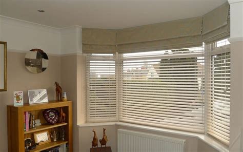 Aluminium Venetian Blinds In A Bay Window