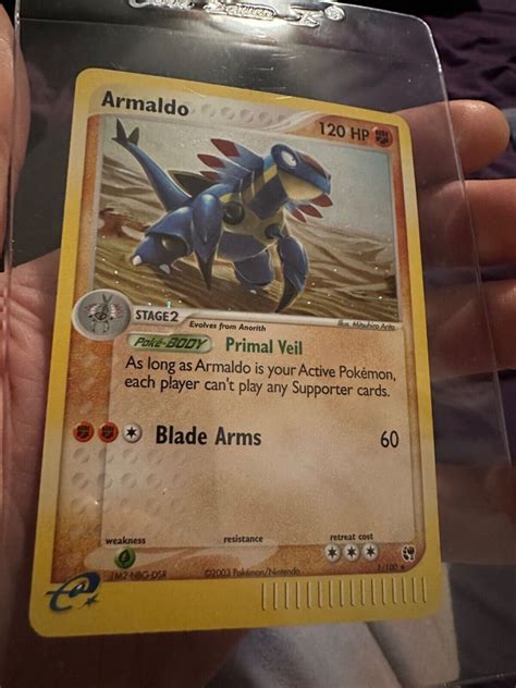 Pok Mon Tcg Armaldo Ex Sandstorm Holo Holo Rare Ebay