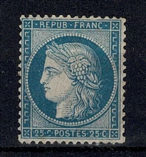 France Stamp Timbre Yvert N A Ceres C Bleu Type I Neuf X Tb