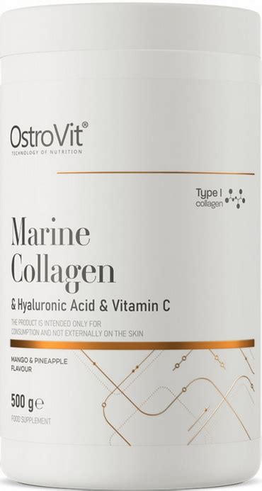 Ostrovit Marine Collagen Kwas Hialuronowy Witamina C Kolagen Morski