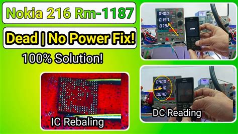 nokia  rm  dead  power fix nokia  nokia  full dead
