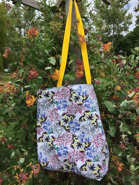 Butterfly Reusable Bag Butterfly Bag Reusable Bag Tote Etsy Uk