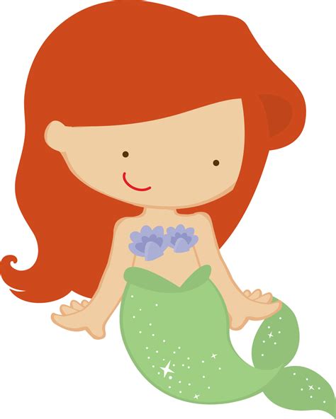 Seaweed Clipart Ariel Personagens Pequena Sereia Png Cute 1156x1446