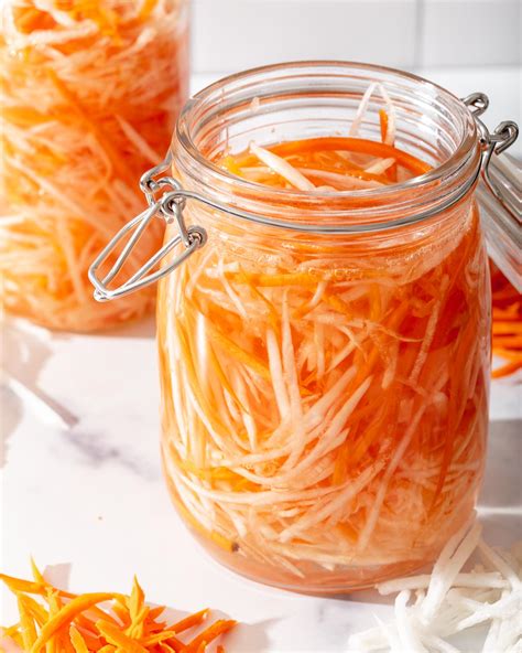 Vietnamese Pickled Carrots And Daikon Đồ Chua Hey Review Food