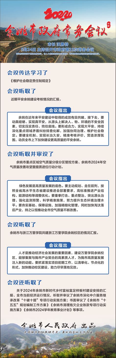 图解市政府举行第33次常务会议