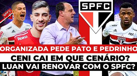 INDEPENDENTE PEDE PATO E PEDRINHO DE VOLTA AO SPFC LUAN RENOVA