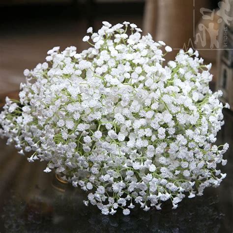 Stems Length Cm White Babys Breath Bouquet Flowers Etsy