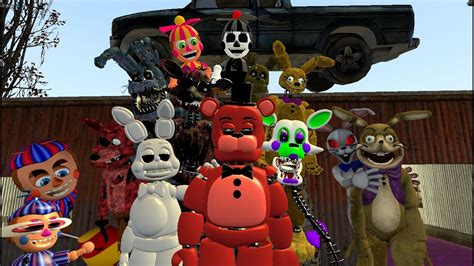 Gmod Fnaf Redbear And Friends Youtube