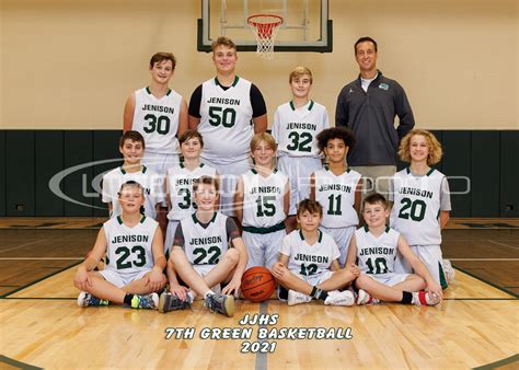 2021 7th Grade Basketball Boys Green Jjh Your Pics Jenison Junior