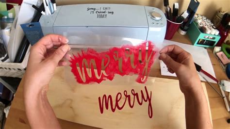 How To Make A Reuseable Stencil With Your Cricut Youtube