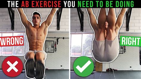 How To Hanging Leg Raise Youtube