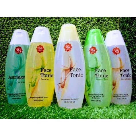 Jual Viva Face Tonic All Varian Ml Lemon Bengkoang Original Green