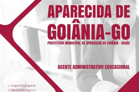 Baixar Apostila Prefeitura de Aparecida de Goiânia GO em PDF Agente