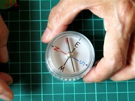 How To Make A Magnetic Compass Youtube