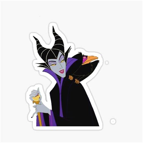 Maleficent Sticker For Sale By Mirayago Redbubble