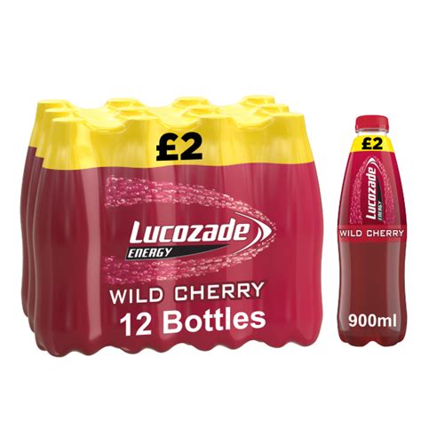 Lucozade Energy Drink Wild Cherry Pmp £2 900ml We Get Any Stock