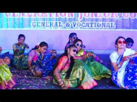 New Generation Junior College Siddipet 2K23 MPHW IIyr Students Dance