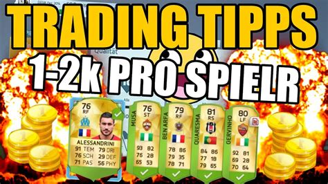 TRADING TIPPS 50k PRO STUNDE 1 2k PRO SPIELER TRADING TIPPS Fifa 16