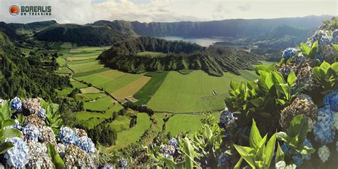 vulcões flores lagoas crateras ilha são miguel viagem açores borealis