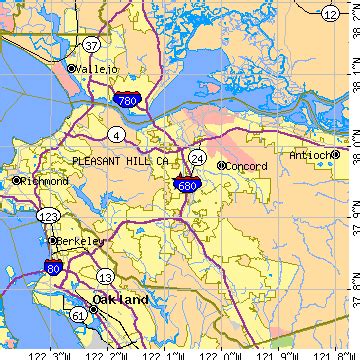 Pleasant Hill, California (CA) ~ population data, races, housing & economy