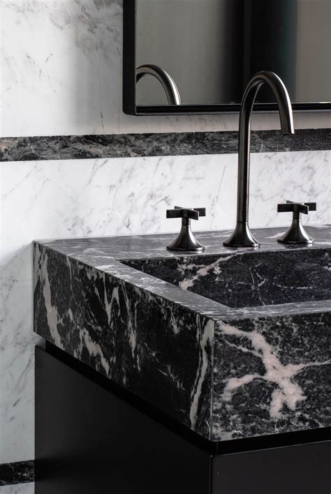 Black Marble Sink Bathroom | Noconexpress