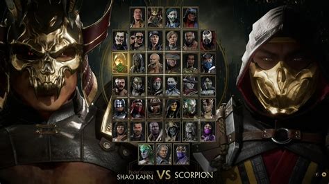 Shao Kahn Vs Scorpion Mortal Kombat 11 Videojuegos Gameplays Youtube