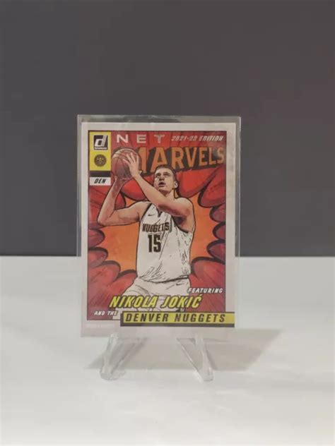 Panini Donruss Nikola Jokic Net Marvels Press Proof Pepite