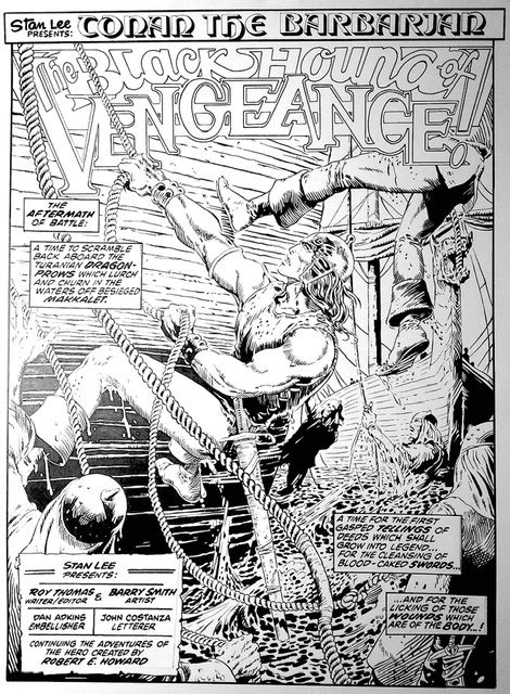 Conan The Barbarian 20 Page 1 The Black Hounds Of Vengeance