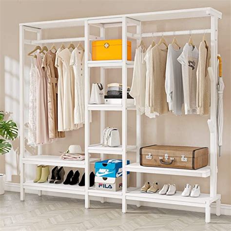 HOKEEPER Heavy Duty Free Standing Closet Organizer With 8 Shelves And