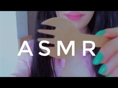 Asmr Scratching Your Face W Wooden Fork No Talking Layered Sounds