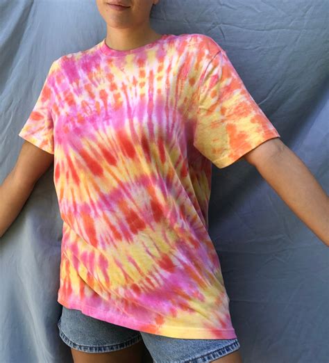 Starburst Pastel Tie Dyed T Shirt Etsy