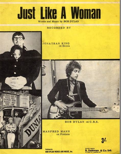 Just Like A Woman Featuring Jonathan King Bob Dylan Manfred Mann