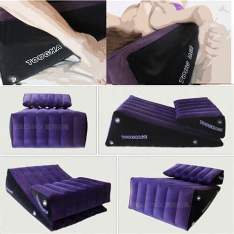 Toughage 2pcs Sex Cushion Inflatable Pillow Bed Sofa Love Position