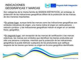 Indiciaciones geográficas PPT