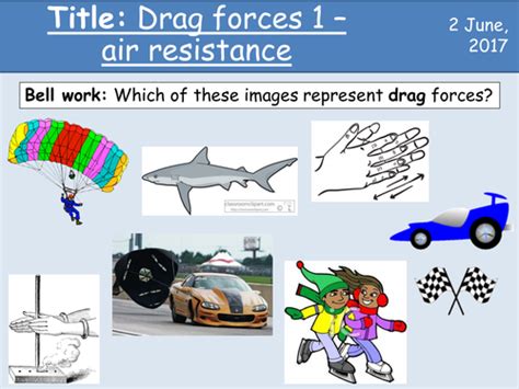 Year 7 Forces Lesson 3a And 3b Drag Forces Teaching Resources