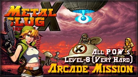 Metal Slug X Arcade Arcade Mission Level 8 All Secrets