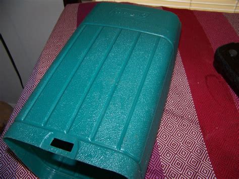 Vintage COLEMAN LANTERN CARRY CASE GREEN 7 87 Fits200A