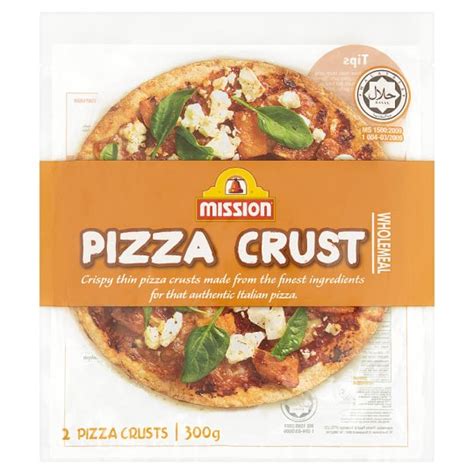 ON SALE Mission Pizza Crust Wholemeal 2 Pizza Crusts 300g EXP DATE