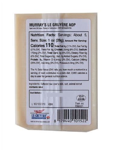 Murray S Le Gruyere Cheese Oz Ralphs