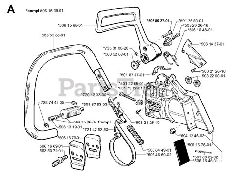 Jonsered Chainsaw Parts Diagram