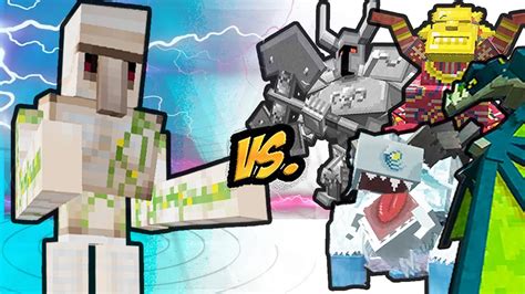 Mutant Iron Golem Vs Mowzies Mobs Monsters In Minecraft YouTube