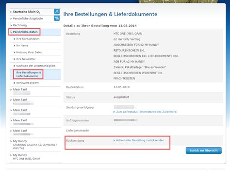 retourenschein zu ausdrucken | O₂ Community