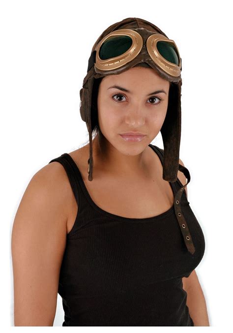 Top Halloween Costumes Ideas Inspired By History Aviator Cap Brown