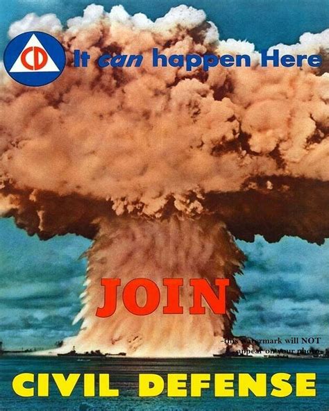 8x10 Vintage Nuclear Bomb Civil Defense PHOTO POSTER | Etsy