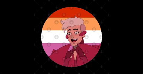 Scorpia She Ra Lesbian Flag SPOP Shera Sticker TeePublic