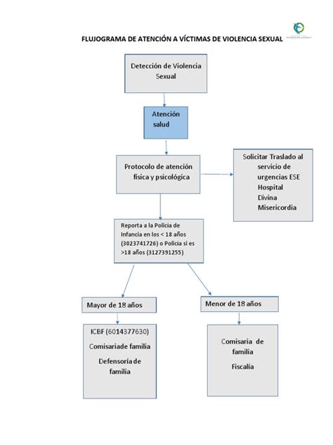 Flujograma De Atención A Víctimas De Violencia Sexual Pdf