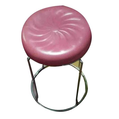 Polished Stainless Steel Round Stool For Restaurant Size Feet