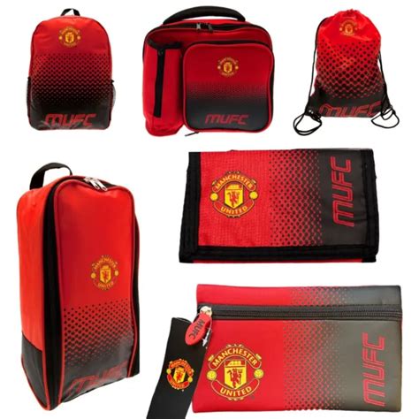 Manchester United Fc Official Football Merchandise Backpack Bootbag