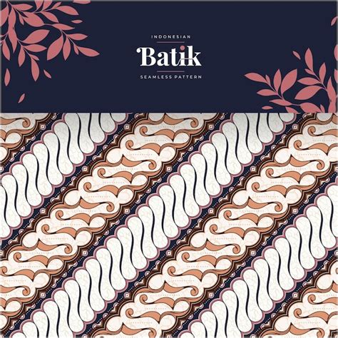 Premium Vector Indonesian Batik Seamless Pattern