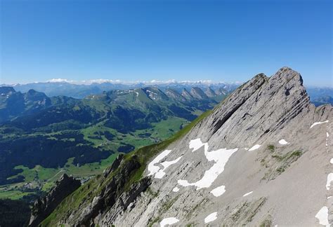 Der Blick vom Jöchli über den Wildhuser Schafberg zu hikr org